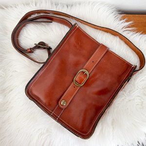 Patricia Nash Italian Leather Crossbody Bag
